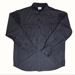 COLUMBIA Omni-Wick Omni-Shade Westerly Winds Convertible Shirt Sz L